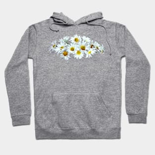 Cluster of White Daisies Hoodie